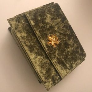 New Green velvet crossbody bag by Charles&Keith